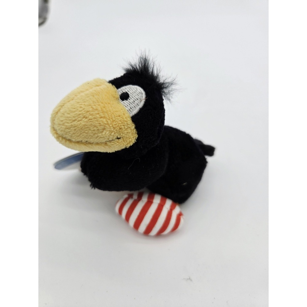 NICI Der Kleine Little Raven Red Shoe MagNICI Plush Magnet‎ Paws 5"  NEW VNTG